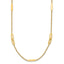 Fancy Open Link Chain Necklace in 14K Yellow Gold, 3.85mm, 17 Inch with 2 Inch Extender - Sophia Jewelers