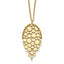 14K Polished Fancy with 2in ext. Necklace