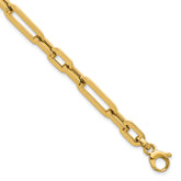 14K Polished Fancy Link Bracelet