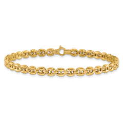 14K Polished Fancy Link Bracelet