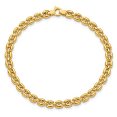 14K Polished Fancy Link Bracelet