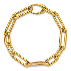 14K Polished Link Bracelet