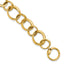 Circle Link Bracelet in 14K Yellow Gold, 7.5 Inch - Sophia Jewelers