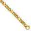 Twisted Curb Chain Fancy Link Bracelet in 14K Yellow Gold, 7.5 Inch - Sophia Jewelers