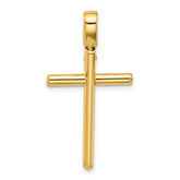 14K Polished Cross Pendant