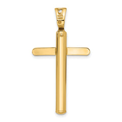 14K Polished Cross Pendant