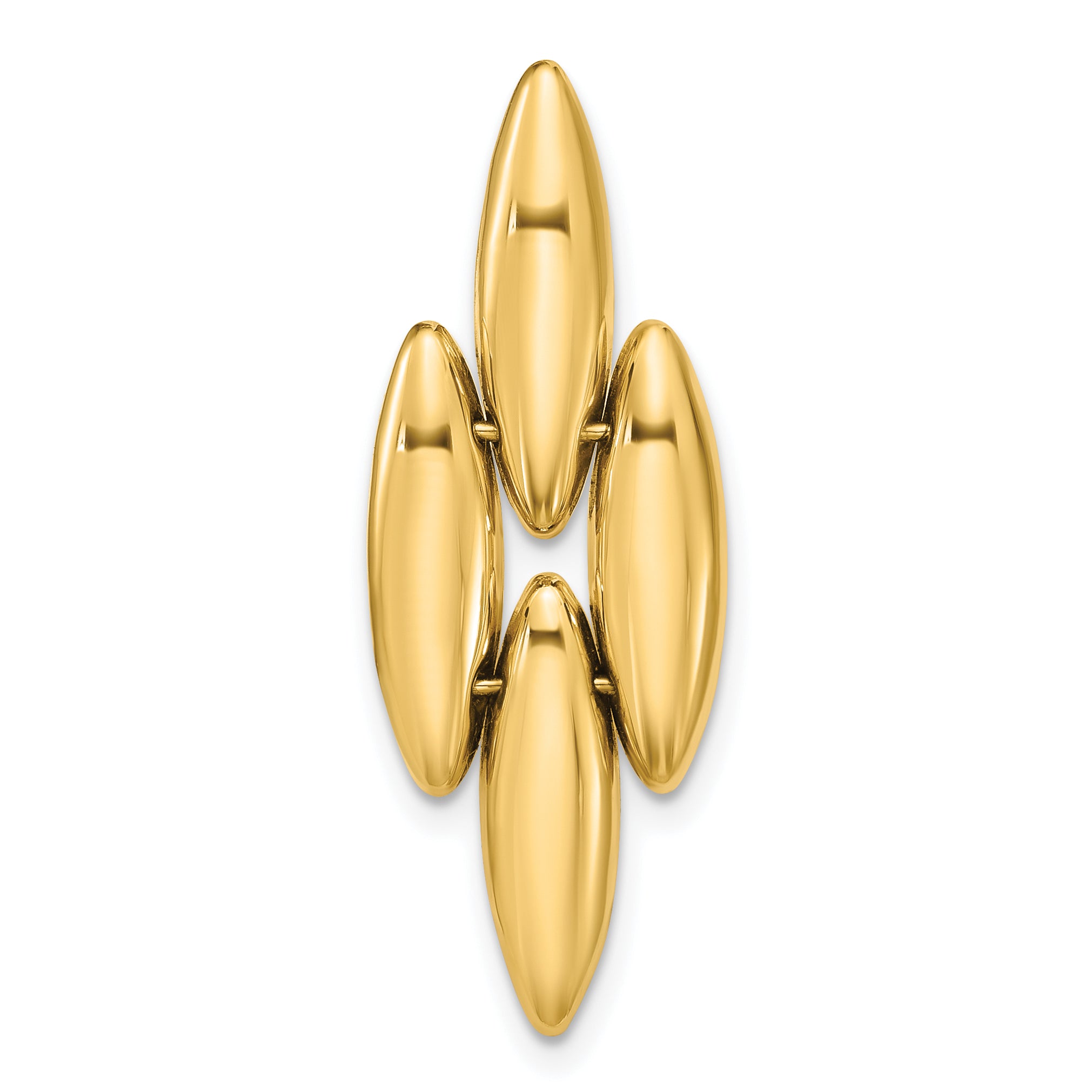 14K Polished Fancy Pendant