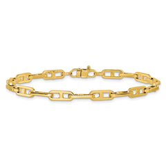 14K Polished Fancy Link Bracelet
