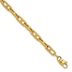 14K Polished Fancy Link Bracelet