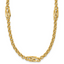 14K Polished Fancy Link Necklace