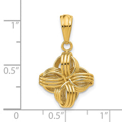 14K Polished Fancy Pendant