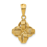 14K Polished Fancy Pendant