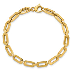 14K Polished Fancy Link Bracelet