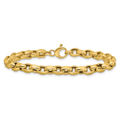14K Polished Fancy Link Bracelet