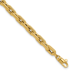 14K Polished Fancy Link Bracelet