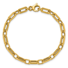 14K Polished Fancy Link Bracelet