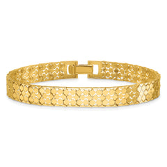 14K Polished Fancy Bracelet