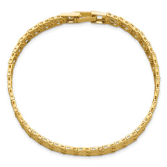 14K Polished Fancy Bracelet