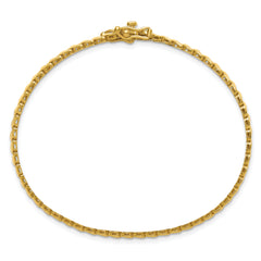 14K Polished Fancy Link Bracelet