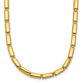 14K Polished 3.6mm Bar Link Necklace