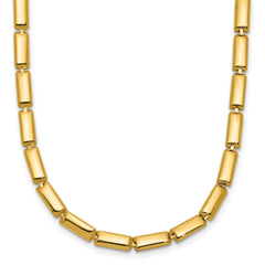 14K Polished 3.6mm Bar Link Necklace