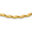 14K Polished and Satin 4.2mm Fancy Link Necklace