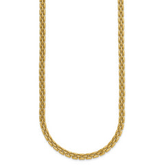14K Polished 6.3mm Fancy Link Necklace
