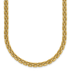 14K Polished 6.3mm Fancy Link Necklace