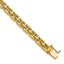 Fancy Link Bracelet in 14K Yellow Gold, 6.3mm, 7.5 Inch - Sophia Jewelers