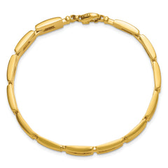 14K Polished 6.5mm Fancy Link Bracelet