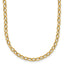 14K Polished Fancy Flat Cable Link Necklace