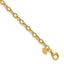 14K Polished Fancy Flat Cable Link Bracelet