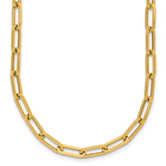 14K Polished Fancy Link Necklace