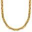 14K Polished Hollow Fancy Link Necklace