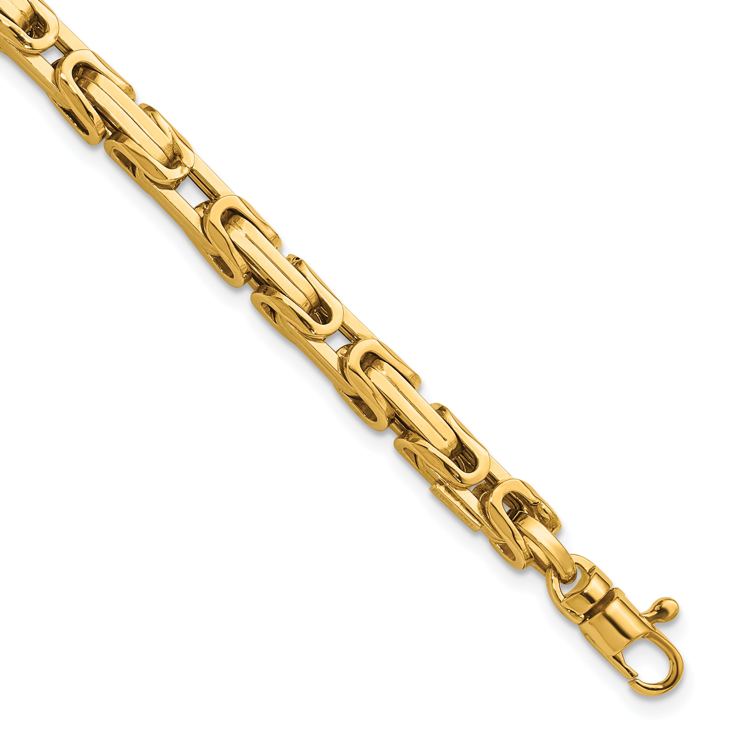 14K Polished Fancy Link Bracelet