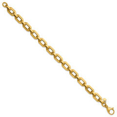 14K Polished Fancy Link Bracelet
