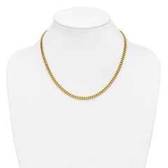 14K Polished Curb Link Necklace