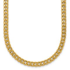 14K Polished Curb Link Necklace