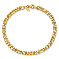 14K Polished Curb Link Bracelet