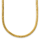 14K Polished Fancy Link Necklace