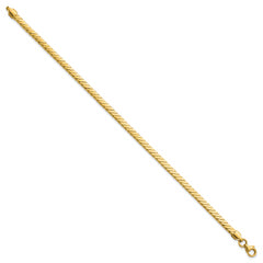 14K Polished Fancy Link Bracelet