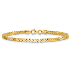 14K Polished Fancy Link Bracelet