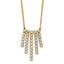 14K w/RH-plating Polished Fancy 18in Necklace