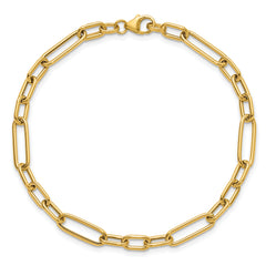 14K Polished Fancy Link Bracelet