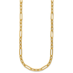 14K Polished Fancy Link Necklace