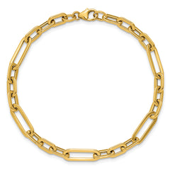 14K Polished Fancy Link Bracelet