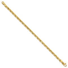 14K Polished Fancy Link Bracelet