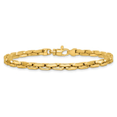 14K Polished Fancy Link Bracelet