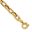 Twisted Fancy Link Bracelet in 14K Yellow Gold, 7.5 inch - Sophia Jewelers