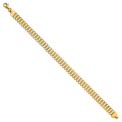 14K Polished Fancy Link Bracelet